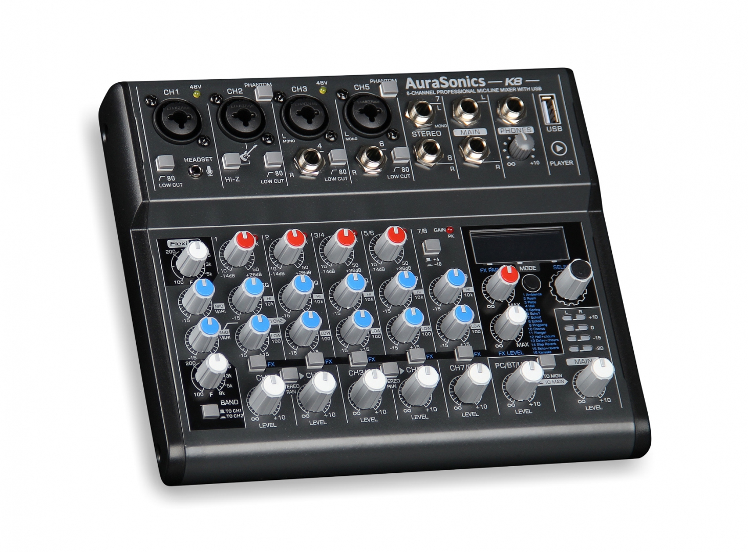 AuraSonics K8 компактный микшерный пульт в Удмуртии