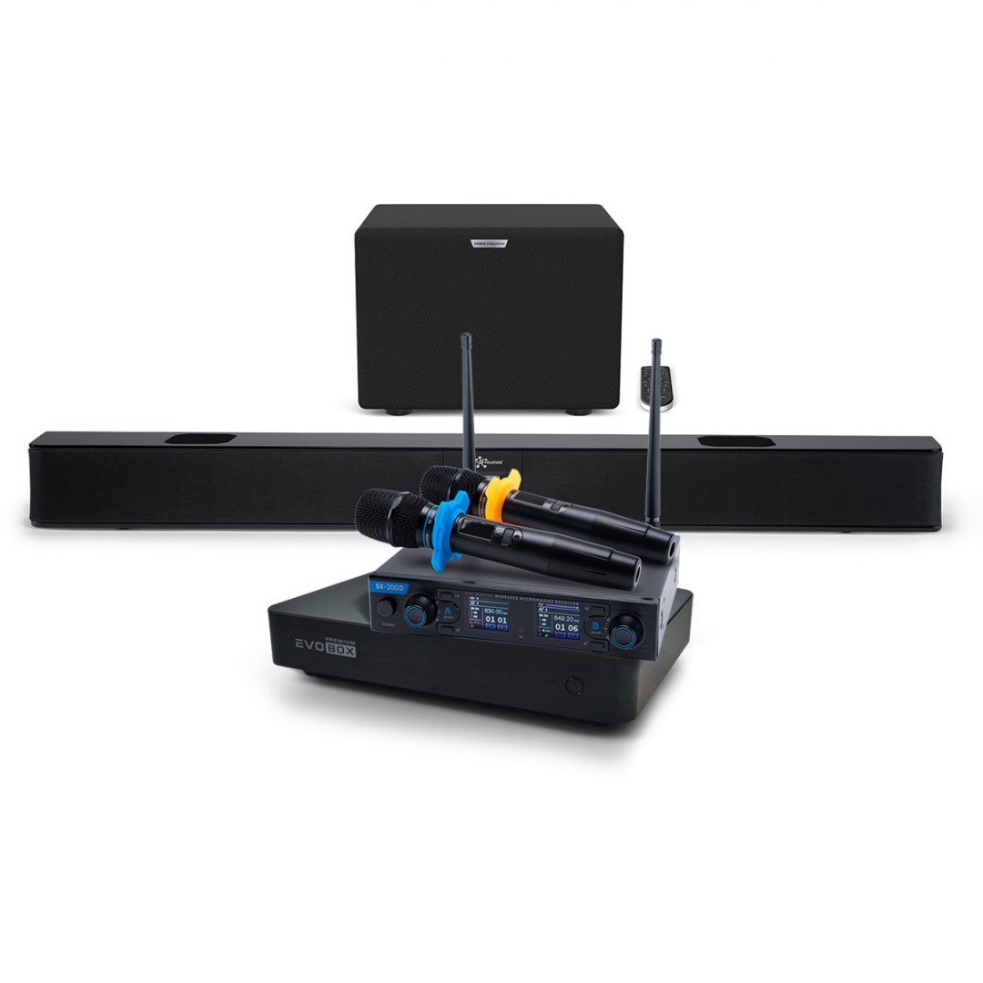 Hi-End караоке-система EVOBOX Premium + EvoSoundBar (саундбар с караоке) в Удмуртии