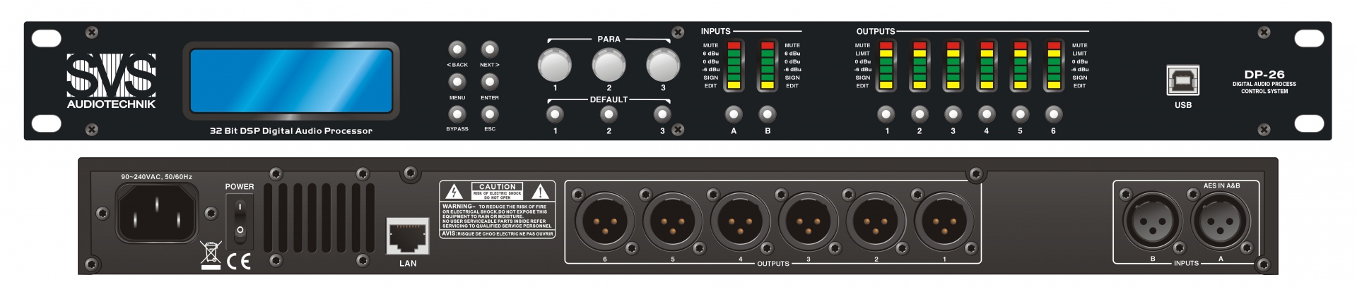 SVS Audiotechnik DP-26 Цифровой процессор: 2 входа 6 выходов в Удмуртии