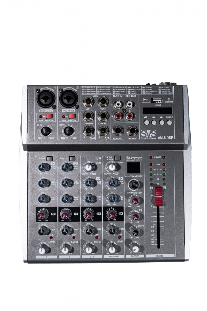 SVS Audiotechnik mixers AM-6 DSP Микшерный пульт аналоговый, 6-канальный SVS Audiotechnik mixers в Удмуртии