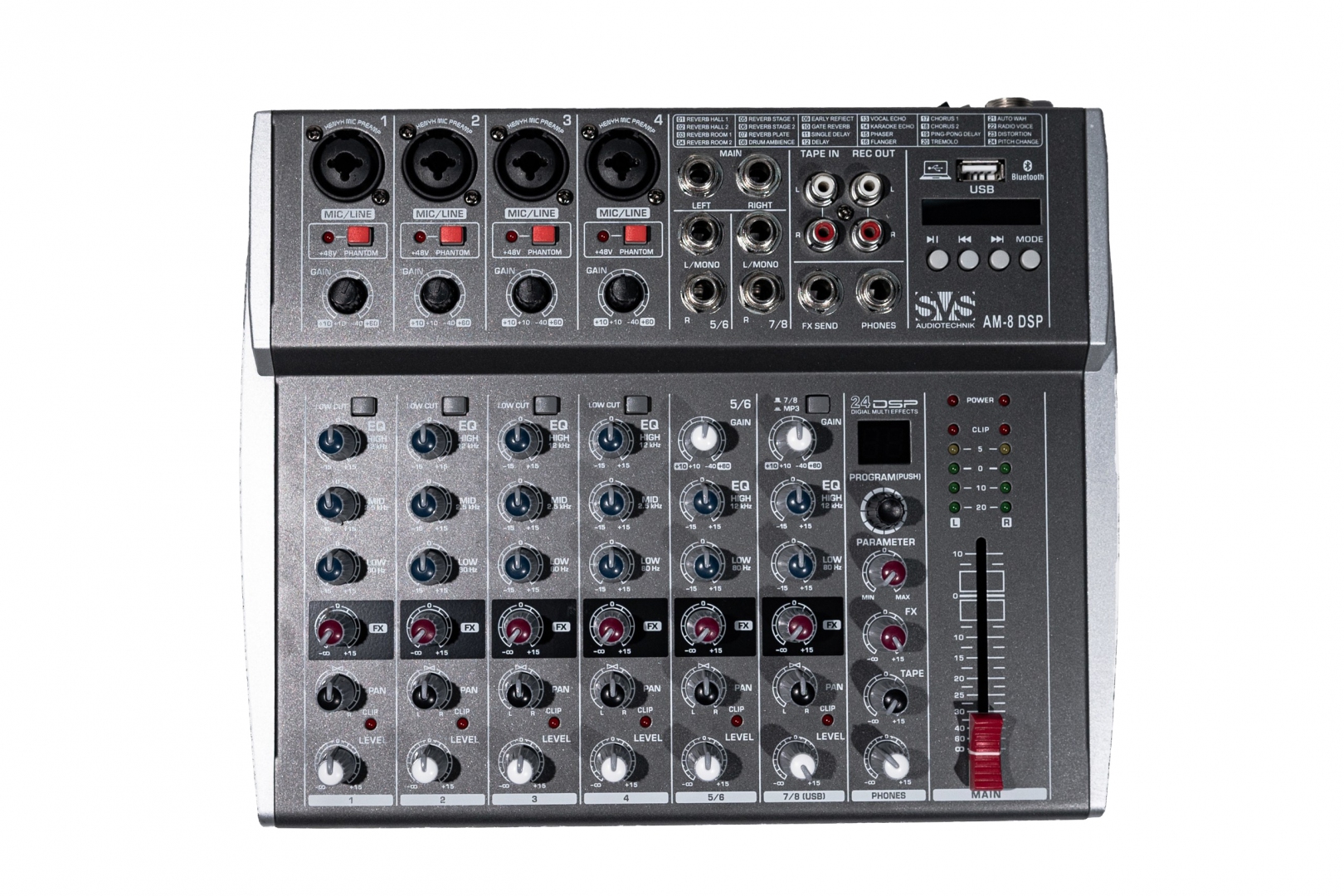 SVS Audiotechnik mixers AM-8 DSP Микшерный пульт аналоговый, 8-канальный в Удмуртии